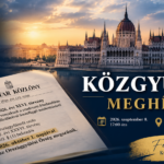 Meghívó – Közgyűlés 2026. szeptember 8.