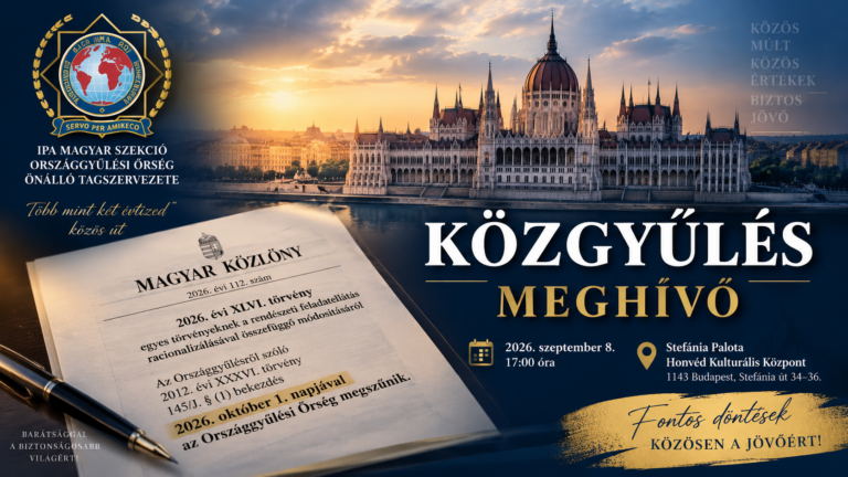 Meghívó – Közgyűlés 2026. szeptember 8.